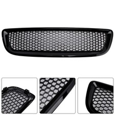 Gloss Black Front Bumper Honeycomb Grille Grill Fit Volvo S40 V50 2008-2012。