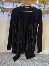 Zara knitwear faux leather