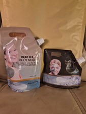 Albatros Dead Sea Body Mud and Facial Mud Mask (expires 09/2027 & 07/2027)