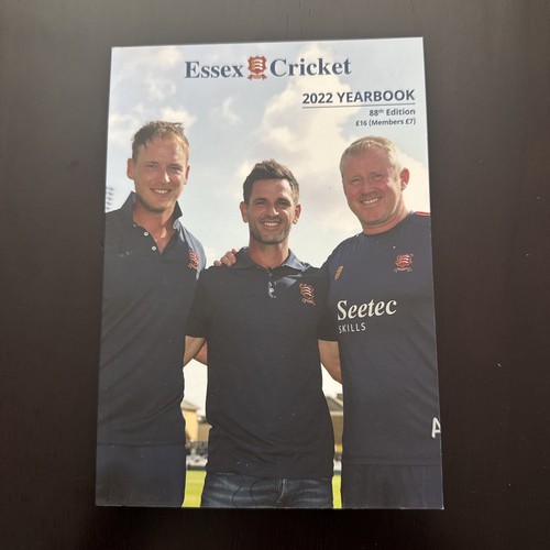Essex cricket 2022 yearbook - essex,