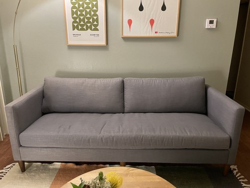 All modern gray sofa in - modern,