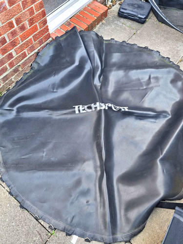 Techsport round 8ft trampoline - round,