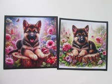 Set of 2 x ALSATIAN