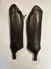 Ariat Crowne Pro Chaps size M Black Leather