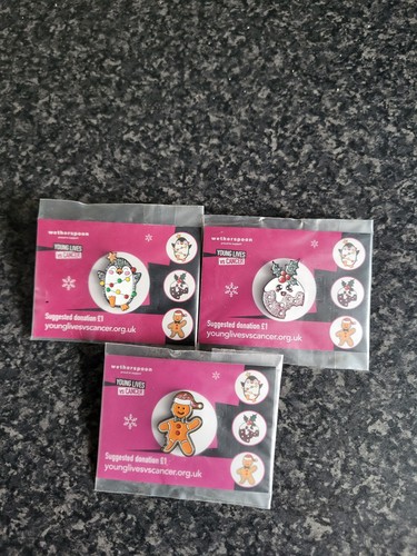 Wetherspoon christmas pin - wetherspoon,