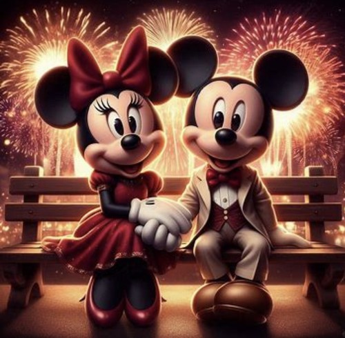 Mickey and minnie - mickey,