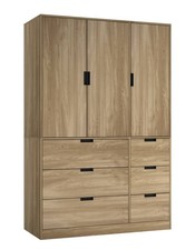 RIGA Wooden 3 Door 6 Drawer