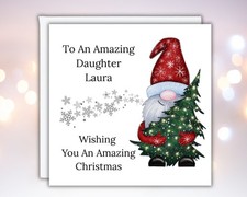 Personalised Son Christmas Card Grandson Granddaughter  Daughter  Niece Daughter