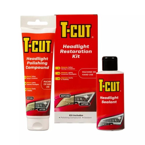 Cut headlight restoration - t-cut,