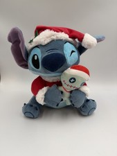 Disney Store LILO & Stitch And Scrump Christmas Soft Plush Toy  Teddy Bear