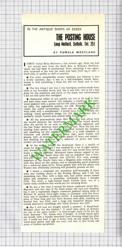 The posting house long melford - the,