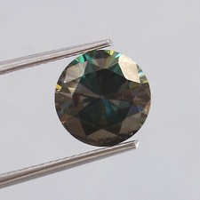 AAA Dark Green Moissanite