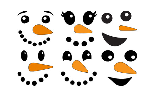 Diy snowman vinyl - 6/12/18/24,