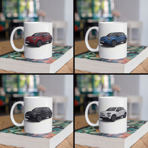 Personalised fiat 500x coffee - fiat,