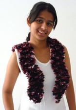 Knitting pattern copy 4191.    Womens scarf.   Eyelash & DK