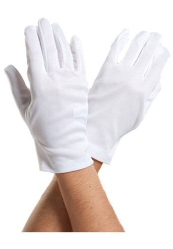 White short gloves captain - gloves,