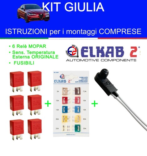 Mopar alfa romeo - giulia, relay