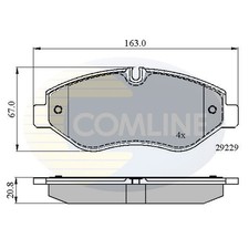 Brake Pads Set For Iveco Daily