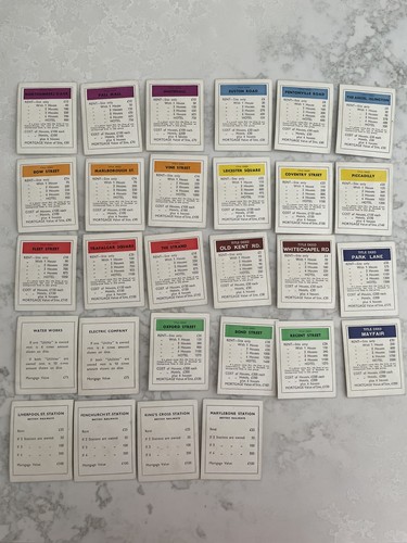 Vintage monopoly full set - full,