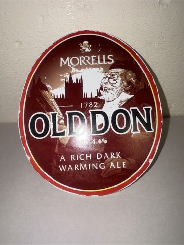 Beer pump clip badge - badge, morrells