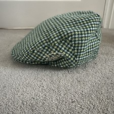 Land Rover Tweed Wool Flat Cap hat Size Medium