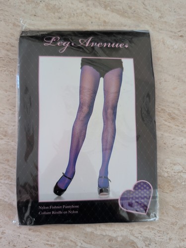 Neon purple nylon fishnet - neon,