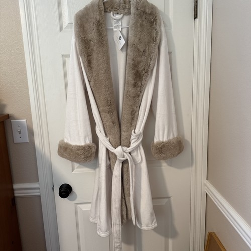 Hotel collection faux fur - fur, robe