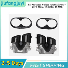 2x GLOSS BLACK QUAD EXHAUST