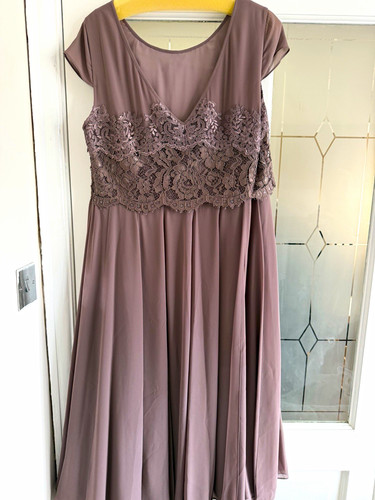 Jacques vert taupe lace dress - jacques,