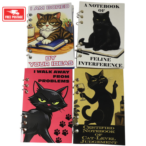 Novelty cat meme - cat's, notebook