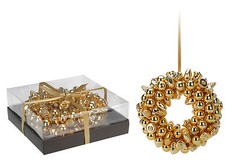 Stunning 27cm Glass Baubles Christmas Wreath Christmas Decoration Door Wreath