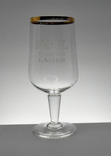 Vintage Skol Beer Glass