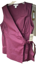 Coldwater Creek Faux Wrap Top