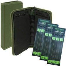 CARP RIG WALLET HAIR RIG SYSTEM AND 20 PINS + 18 HAIR RIGS