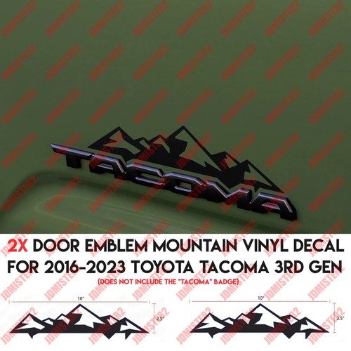 Toyota tacoma mountain - mountain, badge