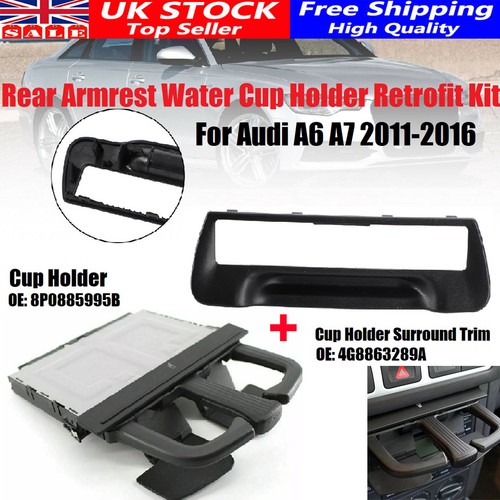 Rear armrest water cup - water,