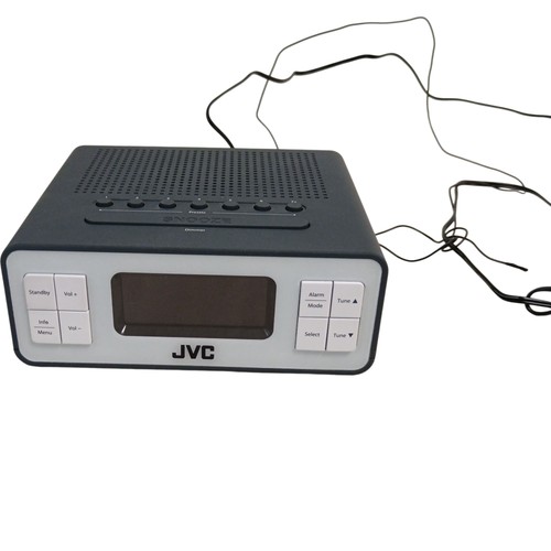 Jvc d32h clock radio dab - clock, fm