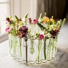 Circular Test Tube Table Vase