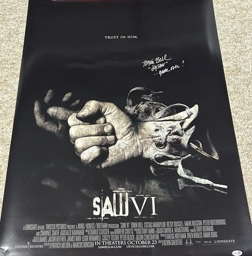 Tobin bell jigsaw autographed - tobin,