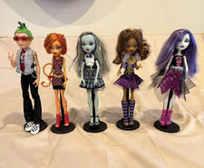 RARE Monster High 5-doll bundle with Moving Parts & Noise! Immaculate condition