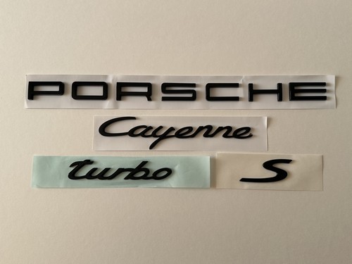 Porsche gloss black rear - porsche,