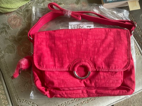 Kipling juicy pink crossbody - juicy,