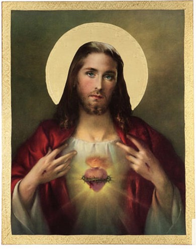 Sacred heart jesus by - sacred,