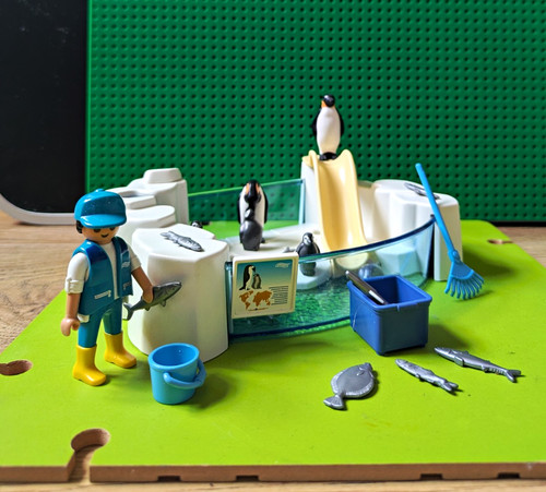 Playmobil 9062 penguin - playmobil, pool