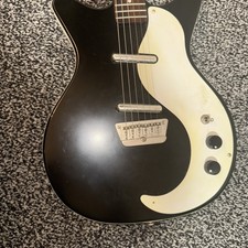 Danelectro DC59M-BTB Electric Guitar - Black With Kent Armstrong Pick Ups 