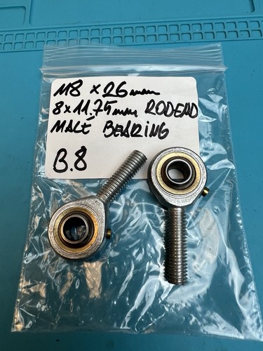 M8x26mm rod end - m8x26mm, beraing