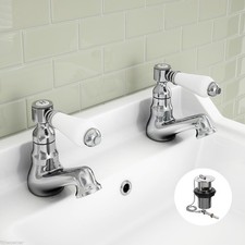 Bathroom basin sink taps - sink,