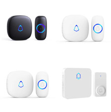 Wireless Doorbell, Plug in Waterproof Battery Operated Cordless Doorbell