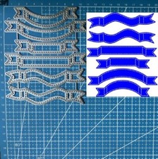 Metal Cutting Dies Banners DIY Scrapbooking Photo Card Crafts Embossing Stencils