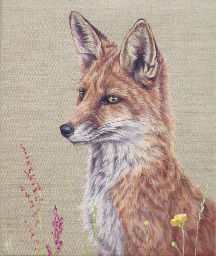 Fox original painting by - -,